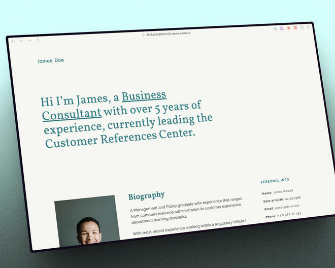 My Resume by Zite Design